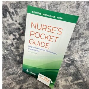 Nurse's Pocket Guide 15th Edition FA Davis Diagnoses Interventions Medical Book